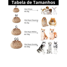 Cama Aconchegante para Pets Patinha